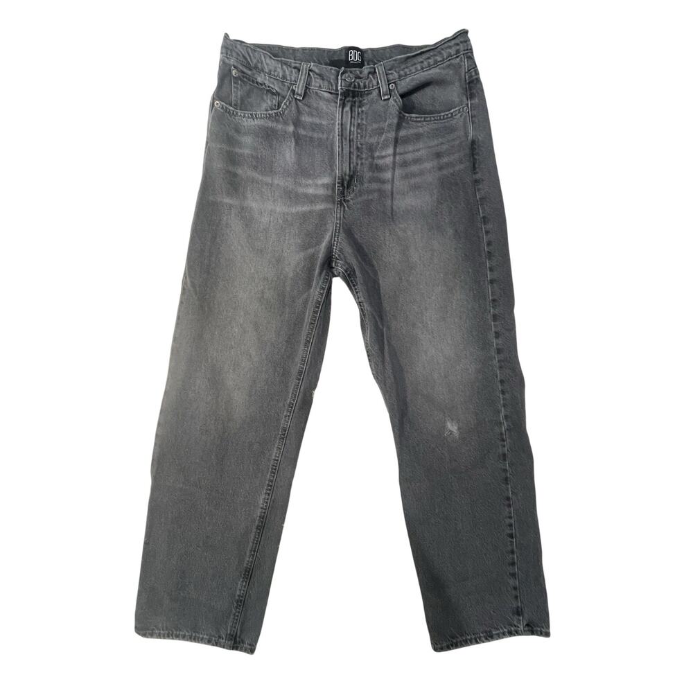BDG Urban Outfitters Women's Straight Gray Denim Jeans Pockets Size 32